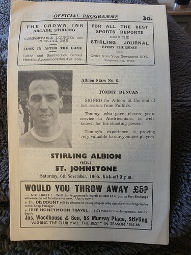 Stirling albion johnstone - stirling, st