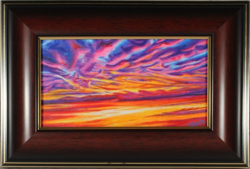 Original art sunset - art,