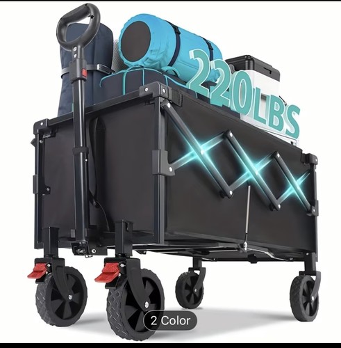 220lbs collapsible wagon - 220lbs,