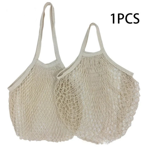 Mesh net bag reusable string - reusable,