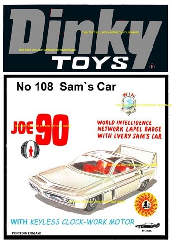 Dinky joe sam - joe, car