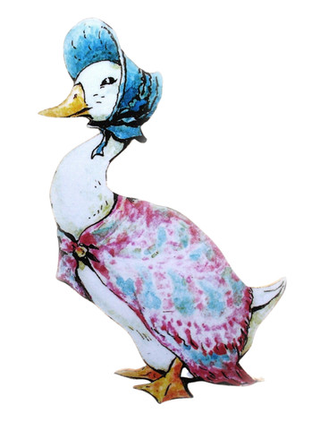 Jemima puddleduck plaque - puddleduck,