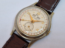 vintage Elco Triple date watch cal Venus 203 collectible calendar watch
