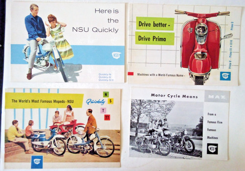 Vtg nsu moped scooter - 4,
