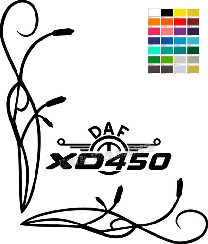 Daf 450 window vinyl - daf,