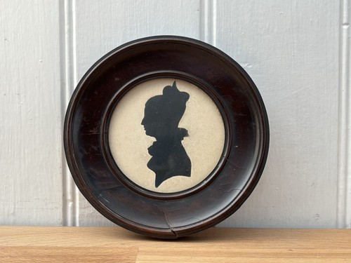 Antique miniature silhouette - antique,