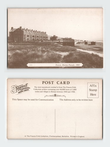 Vintage postcard towyn marine - towyn,