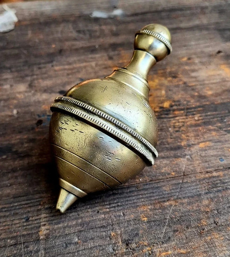Vintage solid brass hollow - vintage,