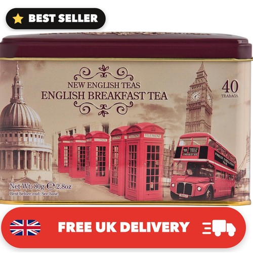 Vintage london tea tin - vintage,