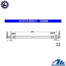 BRAKE HOSE 24.5113-0515.3 FOR