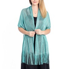 Gold and Silver Silk Shawl