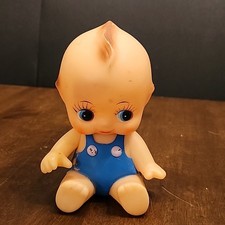 Blue overalls Kewpie doll