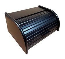 Big wooden bread bin box for