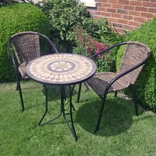 "BRAVA" BISTRO SET with 2 x