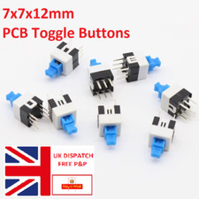 10pc DPDT Push Button Switch