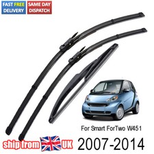 3Pcs Front & Rear Windscreen