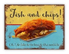 Fish and chips beside the - and,