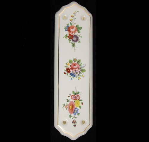 White porcelain fingerplate - white,