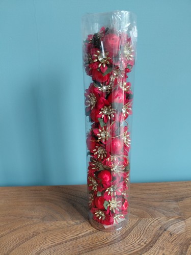 Vintage red poinsettia - 5,