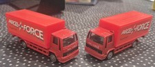 2 Corgi Ford Cargo Trucks Parcel Force 1-76 scale