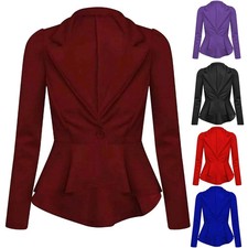 Women’s Fitted Peplum Blazer
