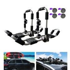 ASMSW Kayak Roof Rack 1 Pair 4-in-1 for Kayak/Surf/Ski Rack,Folding Adjustable B