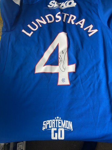 Rangers signed shirt john - rangers,