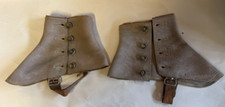 Vintage Wool 4 Button Leather