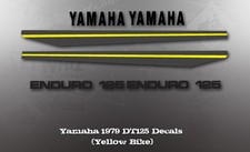 YAMAHA 1979 DT125 KIT YELLOW