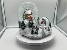 Double Snow Globe Christmas