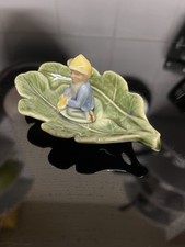 Shamrock Pottery - Pixie On A Green Leaf