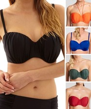 Panache Marina Strapless Bikini Top SW0834 Wired Multiway Halter Moulded Cups 