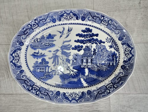 Vintage willow pattern - vintage,