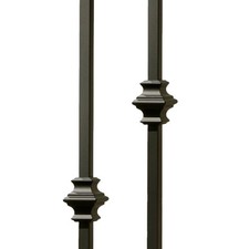 Matt black metal stair - black,
