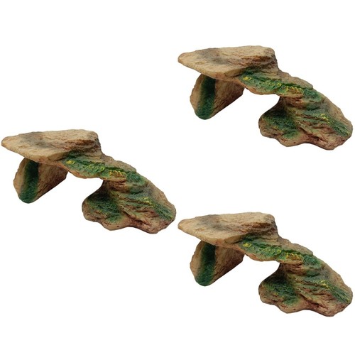 3pcs resin reptile basking - 3pcs,