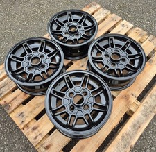 Ford Capri Ghia 13" Alloy Wheels Rims Black Escort Fiesta KA 76EBDB 4x108