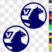 Vauxhall (2) x 2 stickers decals  logos car garage etc. various sizes/colours
