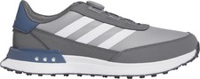 adidas S2G BOA 24 WIDE FIT Spikeless Mens Golf Shoes Grey Sneakers 3 Stripes