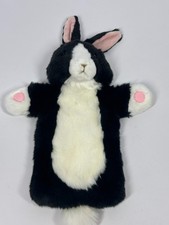 The Puppet Company Hand Puppet - BLACK/WHITE BUNNY RABBIT