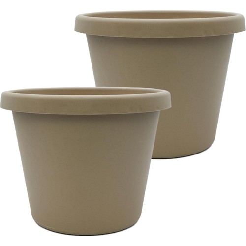 Durable round planting pot - durable,