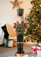 Christmas LED Nutcracker Soldier 4ft Life Size In/outdoor Large Nutcracker