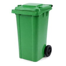 240L Green Wheelie Bin for