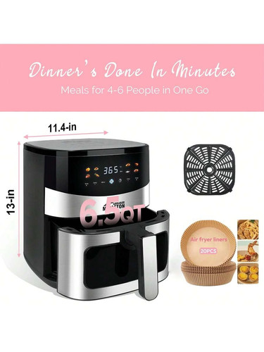 New 5qt digital air fryer - digital,