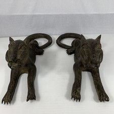 Large Pair Of Benin Bronze