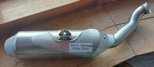 Ktm 690 duke silencer heat - ktm,