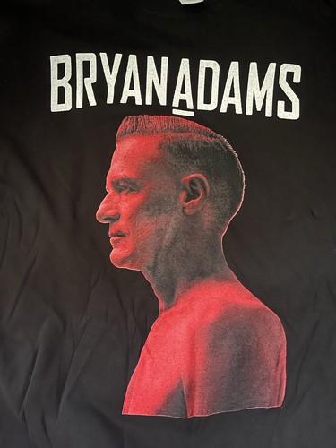 Bryan adams new black shirt - adams,