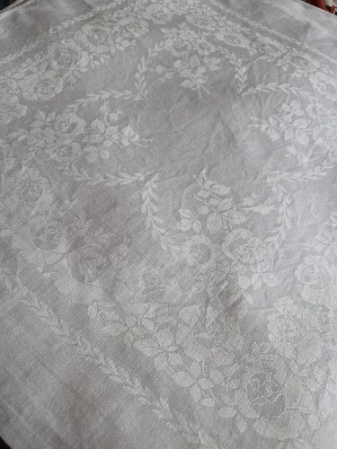 Irish linen damask napkins - damask, 6