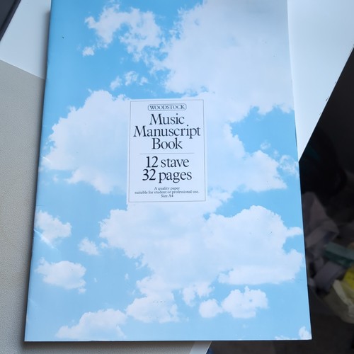 Music manuscript book 12 - book:,