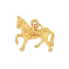 9ct Yellow Gold Horse Charm -