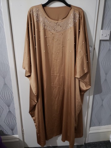 Eid wedding party brown - brown, maxi